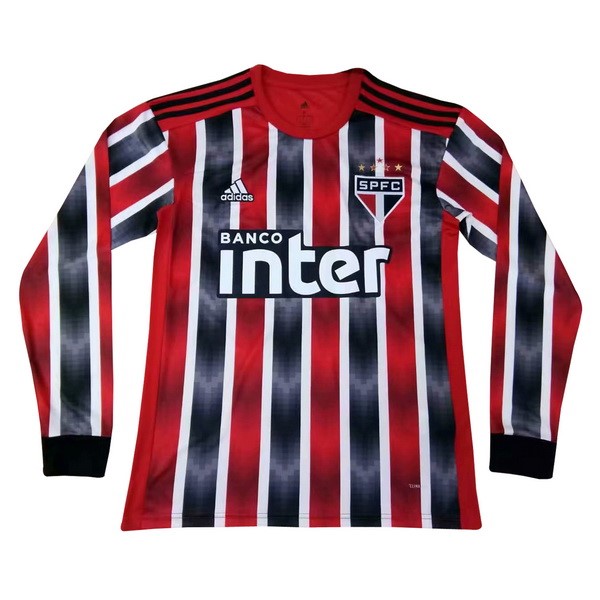 Camiseta São Paulo 2ª ML 2019-2020 Rojo